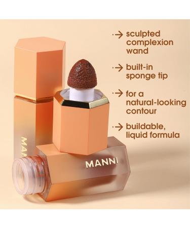 Matte Cream Bronzer Contour Stick with Cushion Applicator - Natural Makeup Effect (Shaded Gray) - Buy Online on GoSupps.com