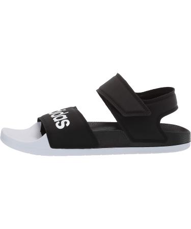 adidas Women's Adilette Sandal Slide 10 - Core Black/White - Shop Now - Buy Online on GoSupps.com