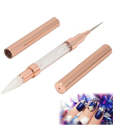 Double-Sided Dotting Pen for Nail Art - Rhinestone Picker & DIY Decoration Tool (White) - Buy Online on GoSupps.com