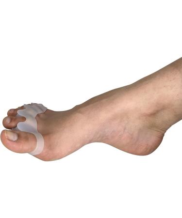 Scarlet Health Toe Spreader III | Soft Silicone 5-Toe Spreader for Hallux Valgus & Hammer Toe | Gel Support - 1 Pair (2 Pieces) - Buy Online on GoSupps.com