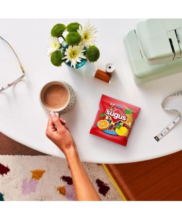 SUGUS - Bonbons aux Fruits - Sachet de 400g 18.1 x 5.9 x 20.1 cm - Buy Online on GoSupps.com