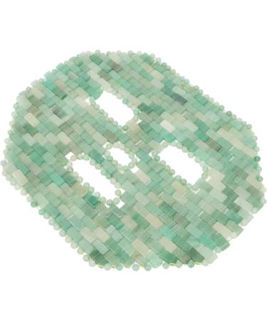 Jadestone Facial Cover & Moisturizing Mask | Green Aventurine Sheet Mask for Dark Circles & Spa Treatment - Buy Online on GoSupps.com