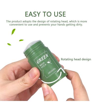 Green Tea Clay Stick Mask 2PCS - Purifying Blackhead Remover with Green Tea Extract for All Skin Types - Buy Online on GoSupps.com