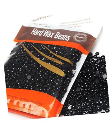 Dressoos Barber Hard Wax Beans for Sensitive Skin - Medium Black Pearl Depilatory Wax for Facial Hair Removal - Buy Online on GoSupps.com