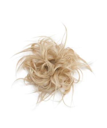 Shop Tousled Updo Hair Extensions - Wavy Bun Hair Tie for Instant Ponytail | Dark Blonde to Blonde - Buy Online on GoSupps.com
