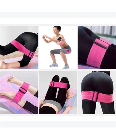 Anti-Slip Resistance Band Home Fitness Pilates Hip Circle Booty Elastic Training Yoga Band Workout (D 1) - Buy Online on GoSupps.com