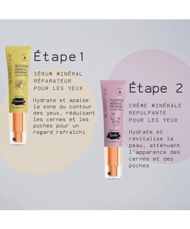 SEAMANTIKA - S rum Contour des Yeux Min ral l Hamam lis - R duit les Cernes et les Poches - Convient tous les Types de Peau - Sans Parab nes Sulfates Huiles min rales - 25 ml - Buy Online on GoSupps.com