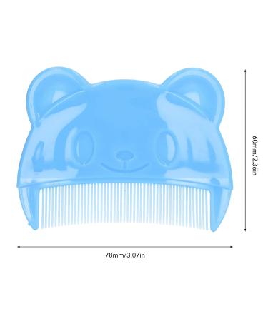 2Pcs Baby Scalp Brush Set - Soft Silicone Bath Brush for Newborns - Blue - Buy Online on GoSupps.com