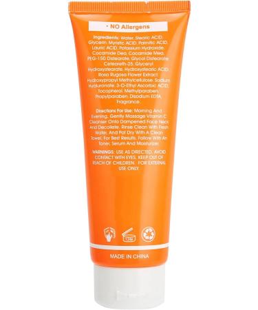  Fyearfly Vitamin C Facial Cleanser 118ML Moisturizing Facial Cleanser Vitamin C Moisturizing Facial Cleanser Exfoliating Facial Cleanser - Buy Online on GoSupps.com