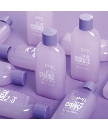 POPBEAUTY Lit AF Essence | Hydrating Botanical Gel with Niacinamide & Peptides | Brighten Skin | 3.4 Fl Oz - Buy Online on GoSupps.com