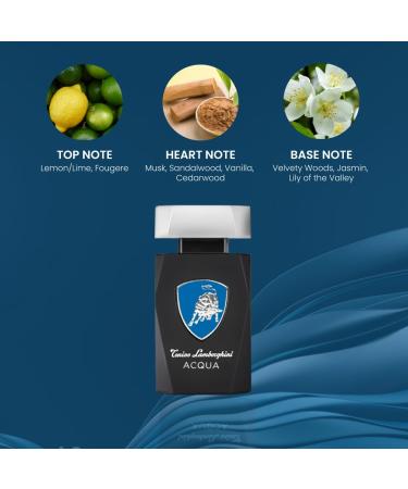 Tonino Lamborghini Acqua By for Men - 4.2 Oz Edt Spray 4.2 Oz Spicy 4.2 Ounce (Pack of 1) - Buy Online on GoSupps.com