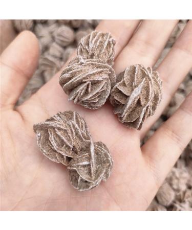 Natural Crystal Rough 3-5pcs 10-25mm Natural Desert Rose Raw Crystal Stone Specimen Fengshui Decor Gifts Mini Stones Specimens Can be Used for Home Office Decoration (Size : 3pcs)