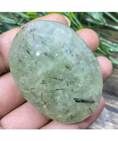 Green Prehnite Palm Natural Stone Quartz Crystals Wicca Wichcraft Minerals Ornaments Room Home Decoration - (Color: 83g) - Buy Online on GoSupps.com