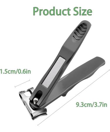 Dinghaole 360 Rotating Nail Clippers for Seniors Non-Slip with Nail File Long Handle Stainless Steel Nail Clippers Heavy Duty Toenail Finger Clippers for Thick Nails - Buy Online on GoSupps.com
