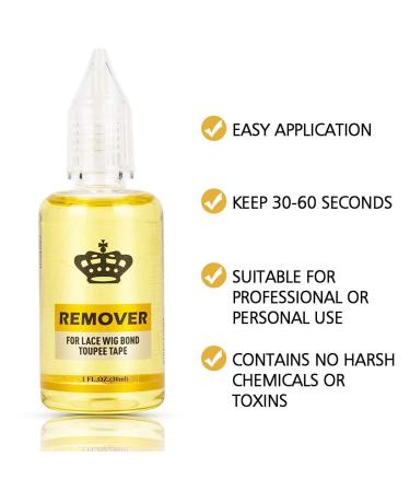 Tape In Extension Adhesive Remover - Fast Acting Residue Remover for Hair Extensions & Wigs - Buy Online on GoSupps.com
