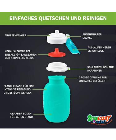 Squeasy Snacker 160ml - Reusable Silicone Baby Food Pouch | BPA PVC & Phthalate Free - Buy Online on GoSupps.com