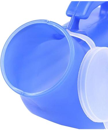 1200 ML Male Urinal with Cap Reusable Plastic Men Elderly Urinal Accessories for Home Elderly Urinal White - Buy Online on GoSupps.com