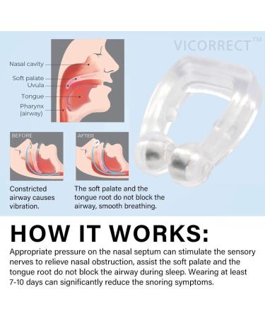 Silicone Magnetic Snore Stopper - Professional Anti Snoring Devices for Deep Sleep (10 PCS) - Buy Online on GoSupps.com