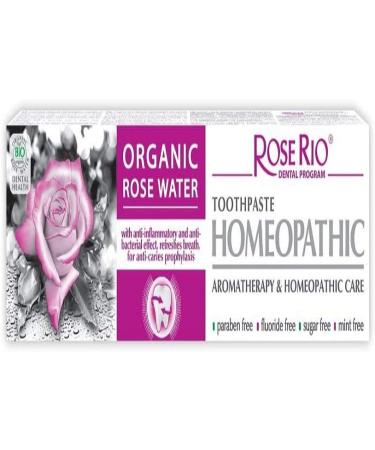 Rose Rio Homeopathic Toothpaste 65ml | Natural Oral Care for Healthy Smiles - International Shipping - Buy Online on GoSupps.com