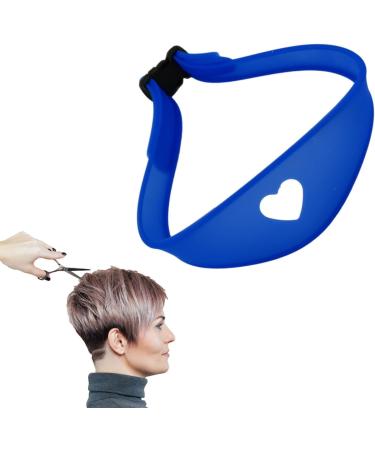 Hairline Shaping Tool | Hairline Trimming and Shaping Tool | Adjustable Curved Silicone Haircut Bands for Hair Salons and Home Blue - Buy Online on GoSupps.com