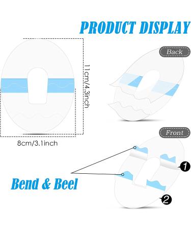 48-Piece Transparent Waterproof Adhesive Patches for G6 Overpatch - Sweatproof Protection for Continuous Glucose Monitor (Blue) - Buy Online on GoSupps.com