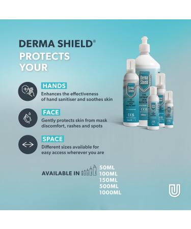  UNIGLOVES Derma Shield Barrier Cream - 50 ml - The ultimate waterproof skin protection for hands body face - Clinically tested protection and relief from contact dermatitis. - Buy Online on GoSupps.com