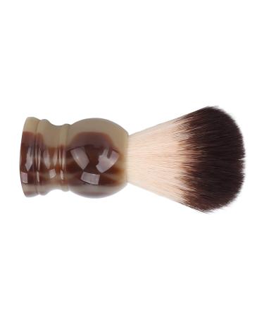 Premium Men's Shaving Brush with Resin Grip | Portable & Stylish Beard Rasier Brush for Facial Care at Home & Travel - Buy Online on GoSupps.com