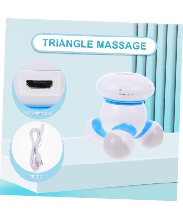 Beavorty 1Stk Electric Hand & Shoulder Massager Vibrating Back Massage Roller & Multifunctional Tool for Office Relief | 9.5x9.5cm Blue - Buy Online on GoSupps.com