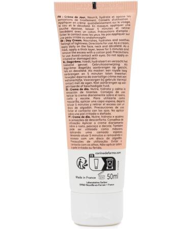 Corine de Farme - Day Cream with Aloe Vera Extract - Moisturizes Nourishes Soothes - All Skin Types - 99% Ingredients of Natural Origin - French-Made Facial Care - 50 ml - Buy Online on GoSupps.com