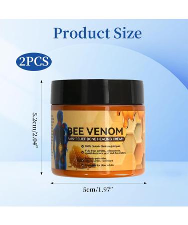  Godneei Bee Venom Cream Pack of 2 Bee Venom Cream Bee Venom 60g for Joints - Buy Online on GoSupps.com