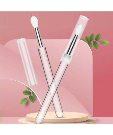 Silicone Lip Brush Makeup Brushes With Dirt-proof Caps Lipstick Applicator Brushes For Lip Gloss Lip Mask Eyeshadow Lipstick Applicator Brushes - Buy Online on GoSupps.com