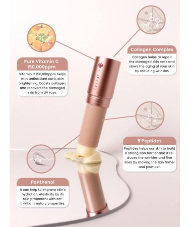 KSECRET Collagen Vita Secret Multi Balm 11g / 0.39oz. | Korean Skincare | for anti wrinkles & brightening with pure vitamin C Hydrate & Lift on face forehead and between eyes fine lines - Buy Online on GoSupps.com