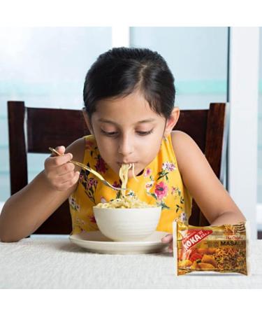 Karrma Koka Noodles | The Original Masala Flavour | Koka Oriental Style Instant Noodles | Snack or Meal Accompaniment | Ready in 2 Minutes -85g - Pack of 10 85.00 g (Pack of 10) - Buy Online on GoSupps.com
