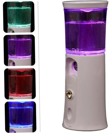 Mikinona 1 Set Hydrating Instrument Travel Steamer Mini Face White Hydration Instrument Spray Abs 12X4.5X4.3cm - Buy Online on GoSupps.com