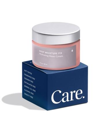 Care Skincare - Deep Moisture Fix Hydrating Face Cream Aloe Face Moisturizer Water Cream Paraben-Free Face Care Gel-Cream with Hyaluronic Acid and Vitamins C and E Vegan Day and Night Cream (1.7 fl oz)