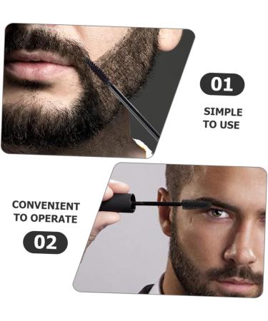 ABOOFAN beard eyebrow pen eyebrow brush color mustache dye for men dye cream eyebrow powder man Disposable 1 count (Pack of 1) Black - Buy Online on GoSupps.com