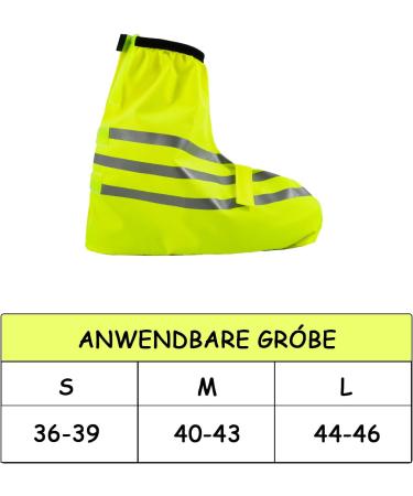 Ywyhhm Waterproof Shoe Puller & Overshoes for Bike | Reflective Rain Protection for Men & Women - Buy Online on GoSupps.com