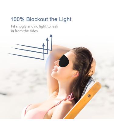 2024 Stickermask No Strap Sleep Eye Mask Light Blocking Blindfold for Travel Yoga & Naps | Ideal for Men & Women - Buy Online on GoSupps.com
