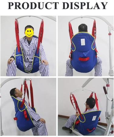 Medical Full Body Sling for Patient Lift Sit to Stand Lift Sling Transfer Belt Divided Leg Padded Patient Lift Sling with Head Support L - Buy Online on GoSupps.com
