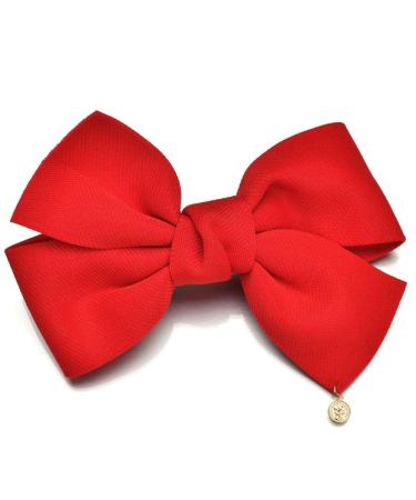 Christmas Bow Hair Clips - 2 Pack Red Bowknot Barrettes for Women, Girls, Kids | Handmade Hair Accessories for Party Decoration and Cosplay Costume - Buy Online on GoSupps.com
