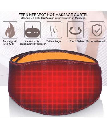 Hurrise Heat Belt - Heat Therapy for Back Pain Muscle Cramps & Abdominal Relief | Ideal for Men & Women - Buy Online on GoSupps.com