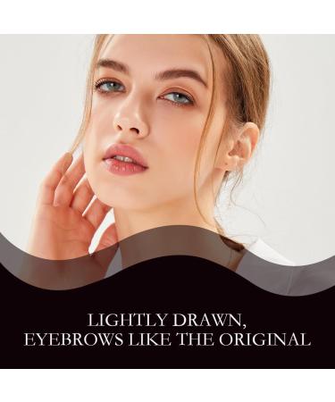 Double Ended Eyebrow Pencil With Replacement Tip Eyebrow Definer Pencil Micro Percision Tip Natural Looking Waterproof No Need To Sharpen And Not Easy To Fade Eyebrow Pencil (04 Light brown) - Buy Online on GoSupps.com