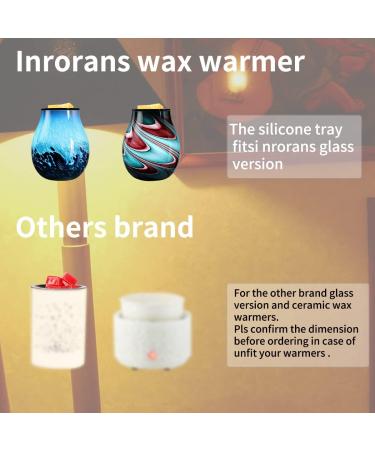 Buy Inrorans Silicone Black Candle Wax Warmer Set - Reusable Fragrance Wax Warmers & Bowls for Electric Use - Buy Online on GoSupps.com