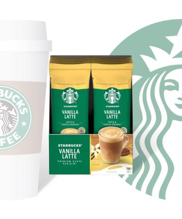 Starbucks Vanilla Latte Premium Coffee Blend Via Instant (1 box 10 packs) - Buy Online on GoSupps.com