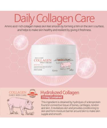 esfolio Anti-Wrinkle Collagen Daily Cream 6.76 Fl Oz - Premium Anti-Aging Skincare for Youthful Skin | International Shipping Available - Buy Online on GoSupps.com