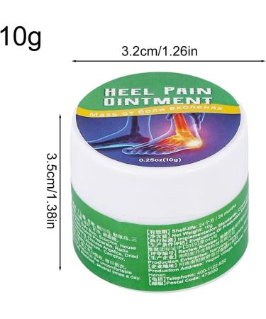 Heel Pain Ointment Foot Repair Cream Heel Discomfort Ointment Non-Greasy Soothing and Relaxing Formula 23g for Home Injuries - Buy Online on GoSupps.com