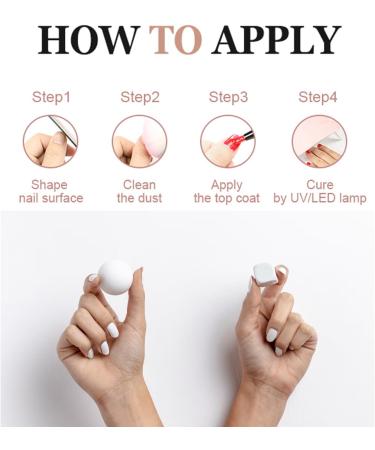 White Gel Nail Polish - Waterproof Gel Nail Varnish - Soak Off UV LED Nail Polish Gel - Long Lasting and Chip Resistant Gel Varnish - Nail Art Starter Manicure DIY at Home (B001 White) - Buy Online on GoSupps.com