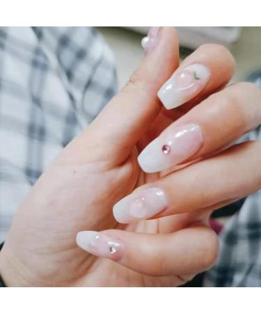 Newan 500 Pieces Nail Tips - Acrylic French Nail Tips Set with 10 Sizes Transparent Cover - Perfect for DIY Manicure Nail Studios & Dancers - Buy Online on GoSupps.com