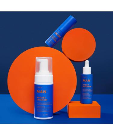 Pupa Milano Mousse Cleanser Foam - Men's Facial Cleanser with Glycerine | Fresh Citrus Face Wash - 3.38 oz - International Shipping Available - Buy Online on GoSupps.com
