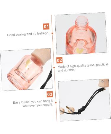 GLEAVI 1pc Perfume Bottle Beach Ornaments for Bathroom Valentines Favor Clear Ornaments Container Car Glass 1 count (Pack of 1) Yellow - Buy Online on GoSupps.com